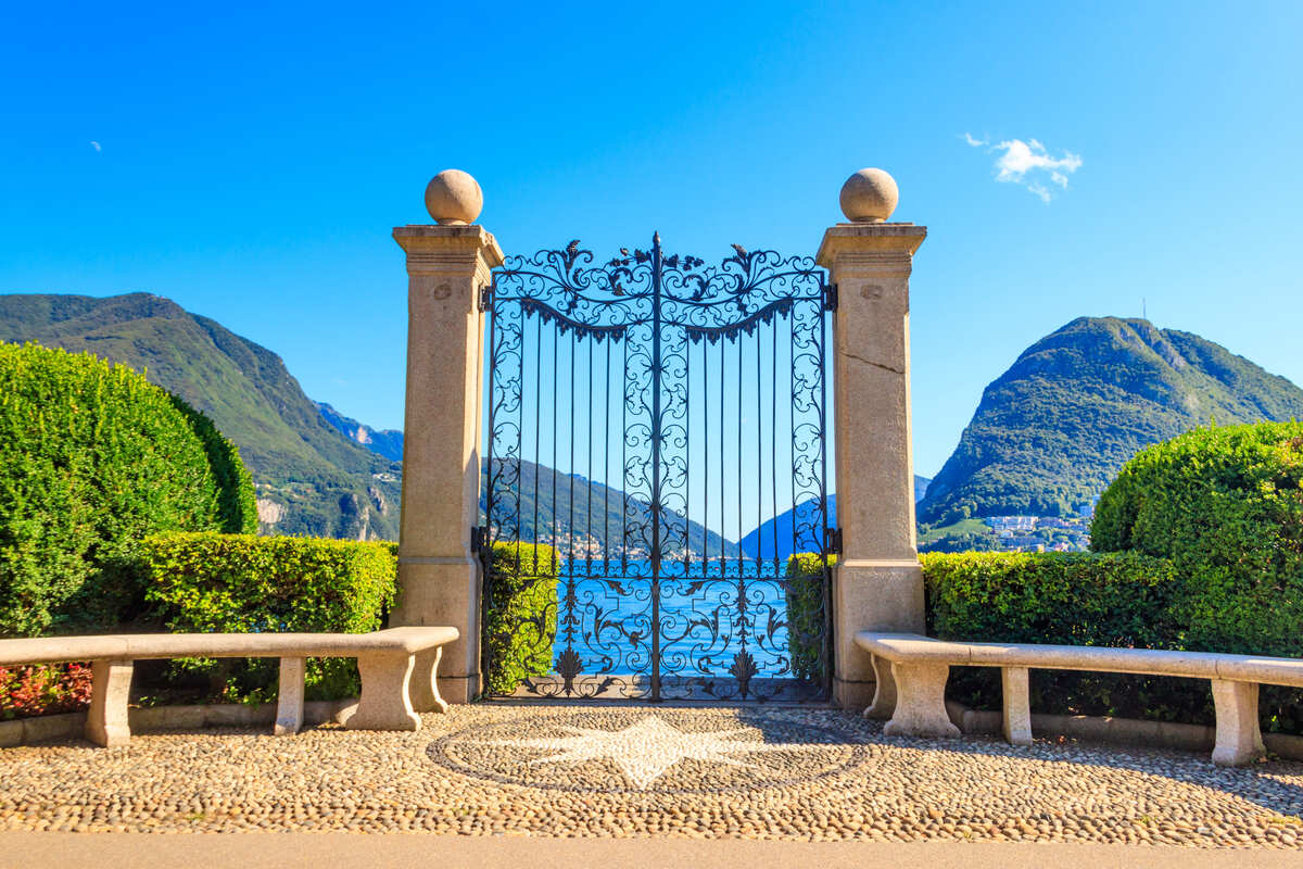 Parco Ciani In Lugano, Switzerland