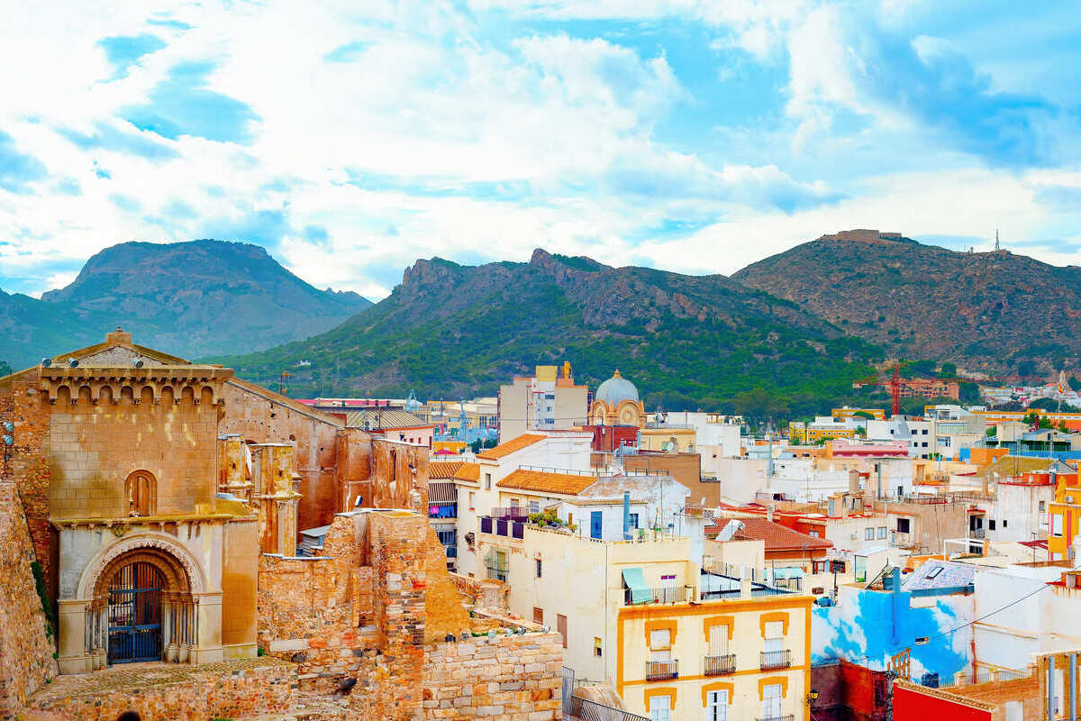 Rooftop View In Cartagena, Spain
