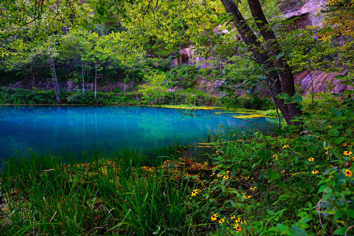 Swimming hole in the Ozarks