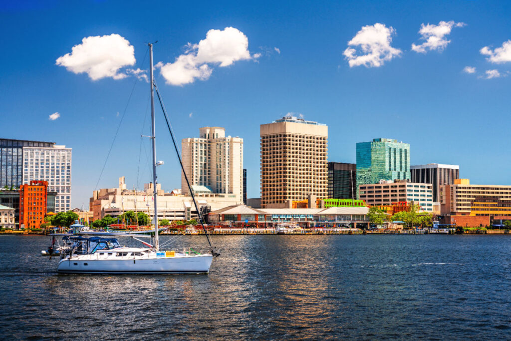 Norfolk, VA skyline