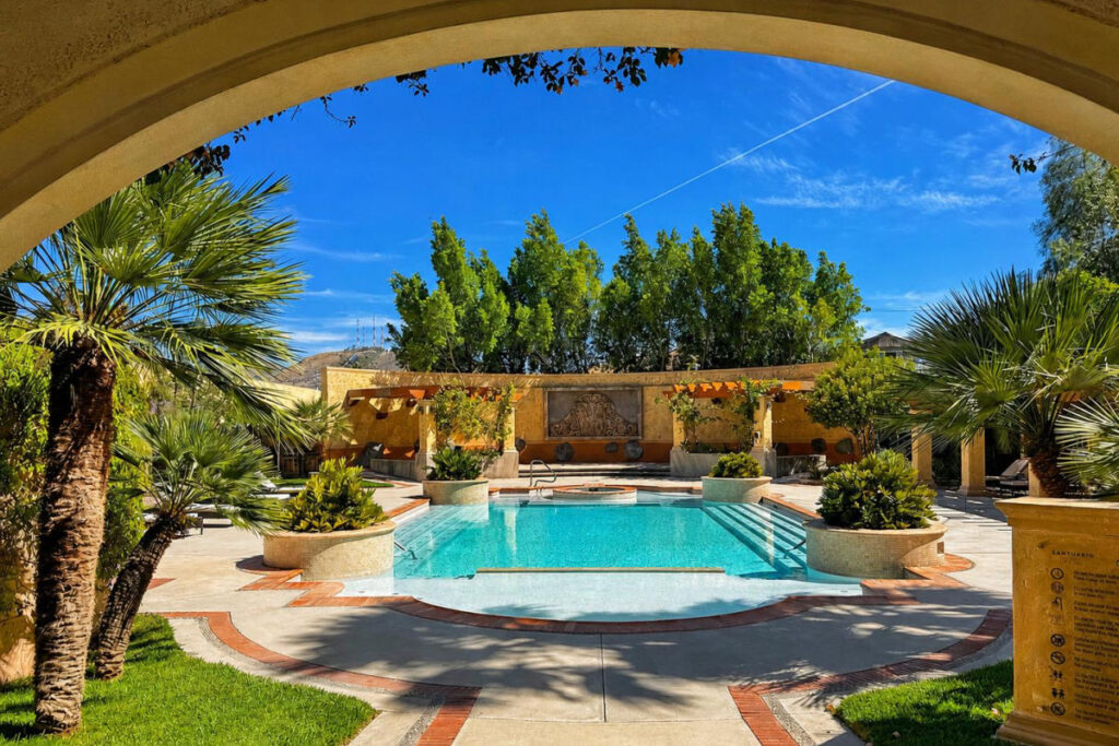 Pool at Santuario Diegueno Hotel in Tecate, Mexcio
