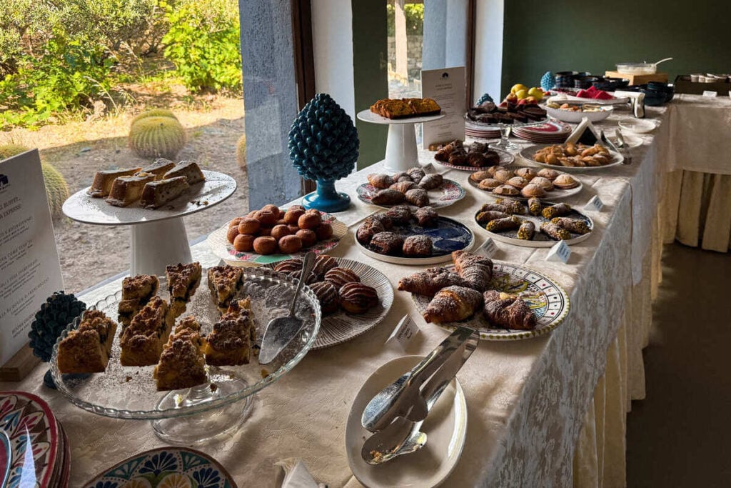 Breakfast Spread In Pantelleria, Italy