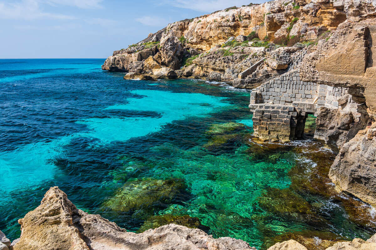 Bue Marino In Favignana, Sicily, Italy