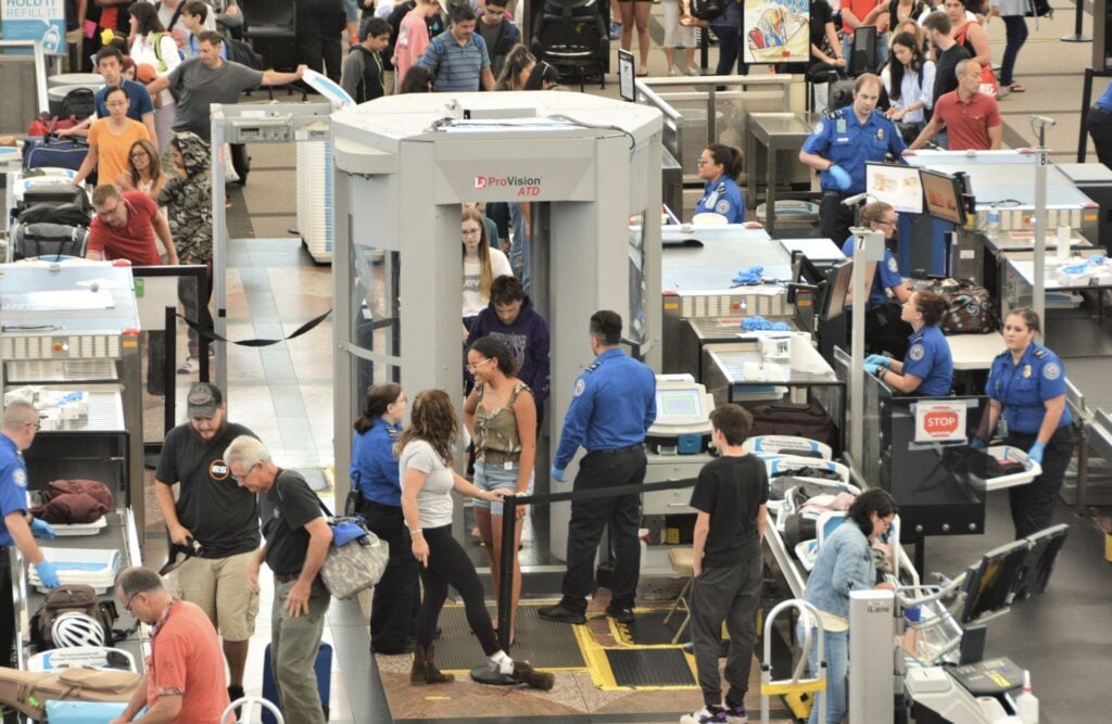 Busy Denver TSA