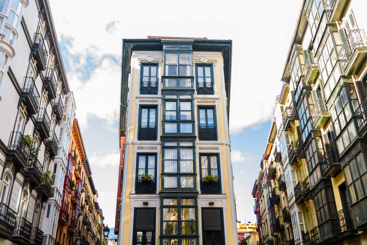 Casco Viejo In Bilbao, Basque Country, Spain