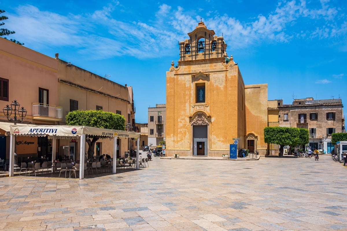 Favignana Town, Sicily, Italy