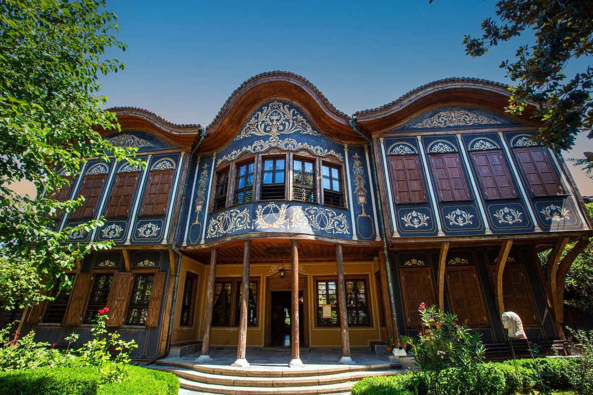 Historic Bulgarian Revivalist House In Plovdiv Old Town, Bulgaria