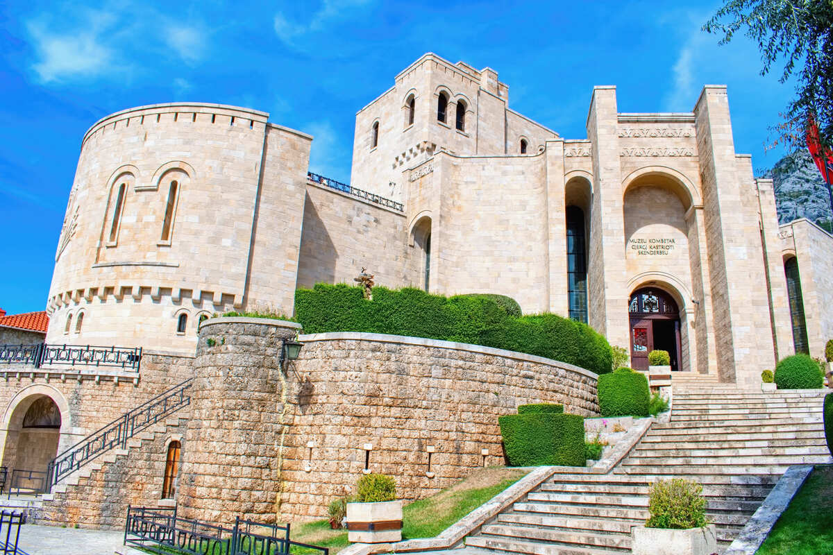 Kruje Castle In Albania