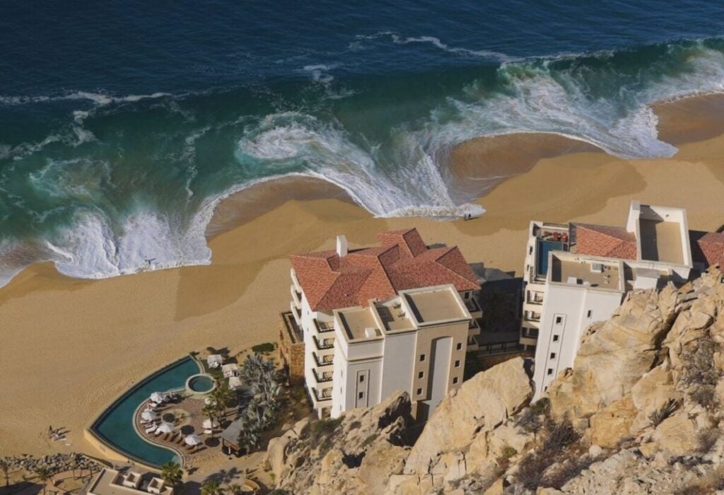 Large Waves On Cabo Beaches
