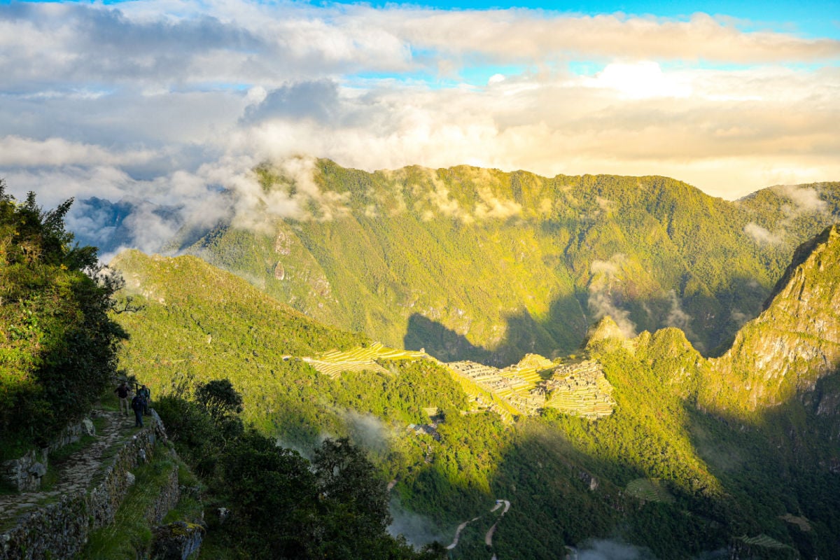 Machu Picchu viewed from the Sun gate, shot by Tyler Fox