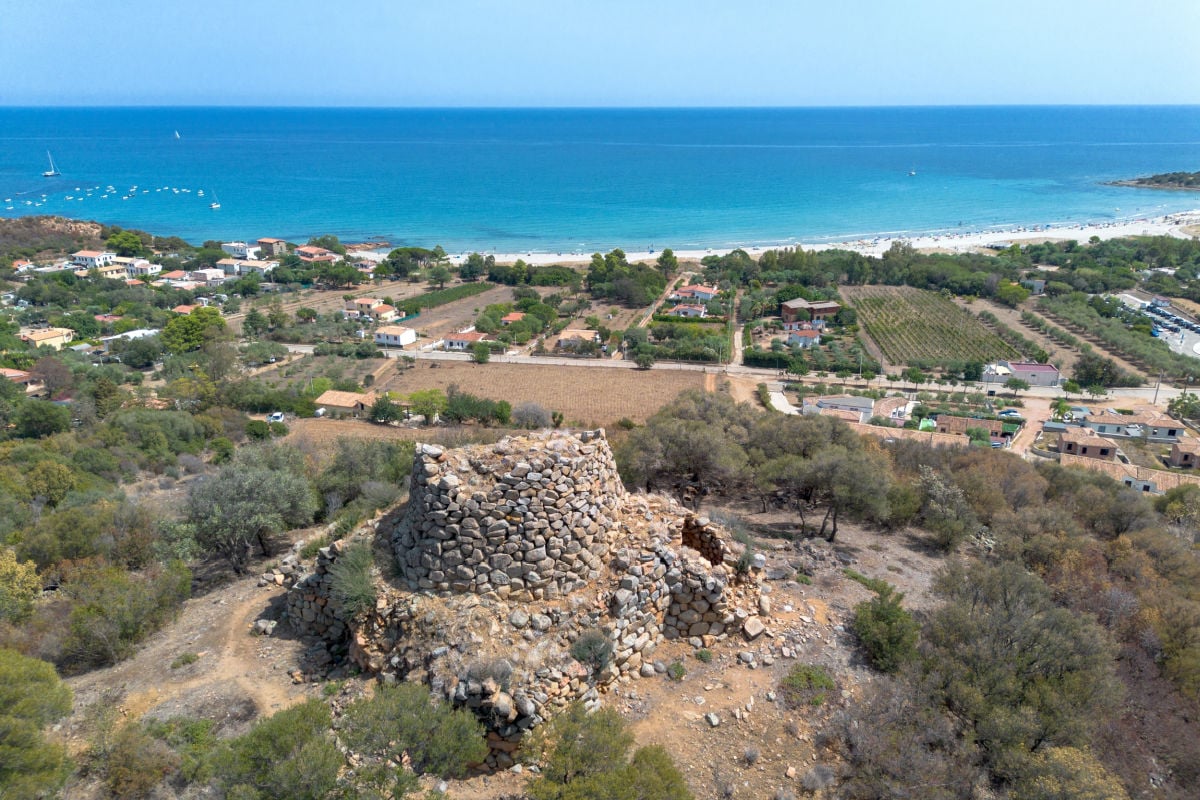 Nuraghe Aleri, near Foxi Manna beach, Tertenia, Sardinia
