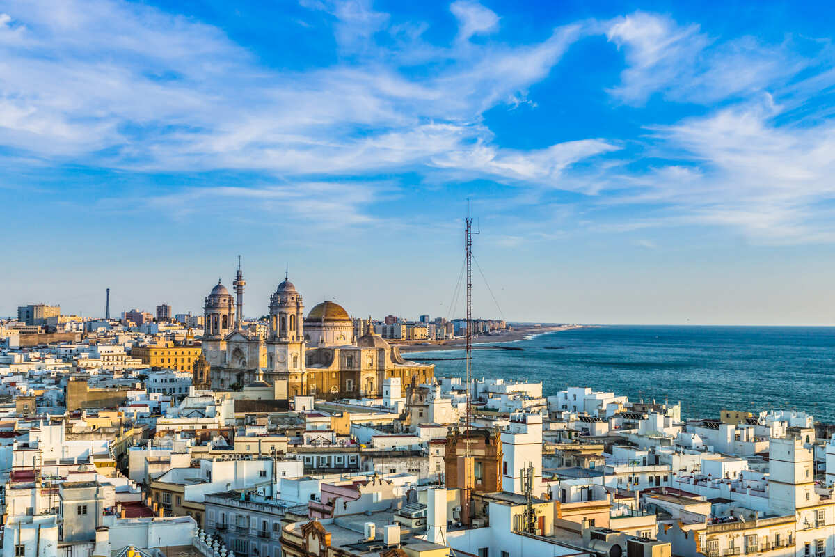 Panoramic View Of Cadiz, Spain