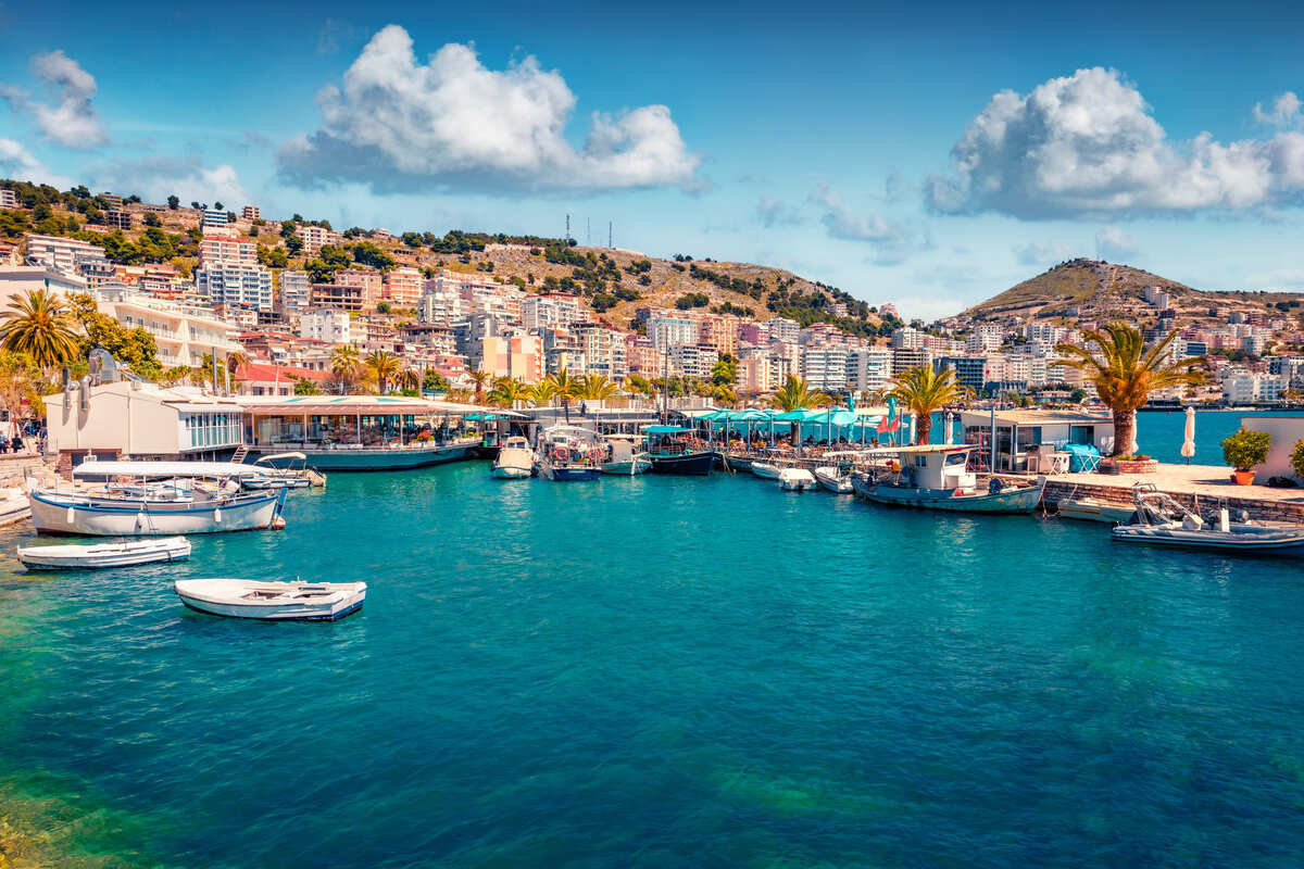 Sarande Waterfront In Albania