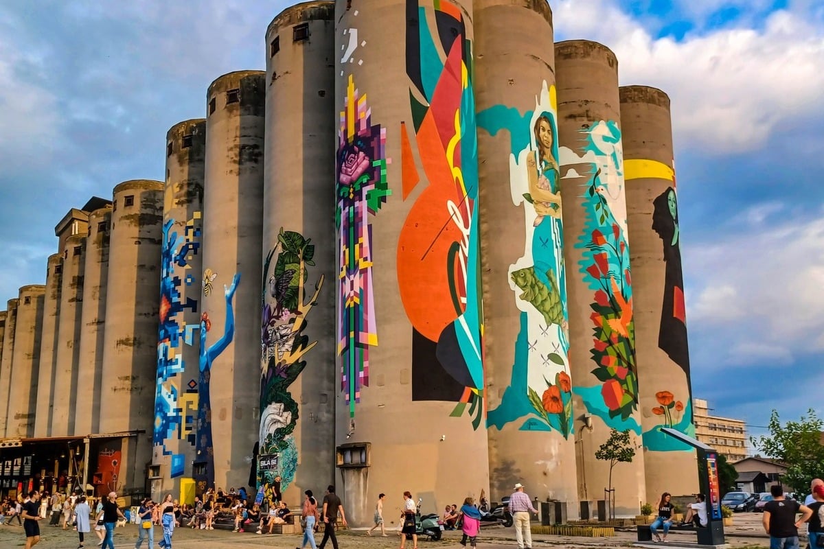 Silosi Silo Art Zone In Belgrade, Serbia