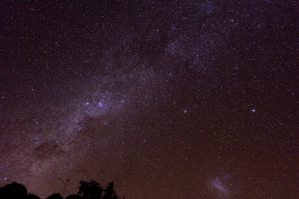 Stars at night in Peru along the Inca Trail