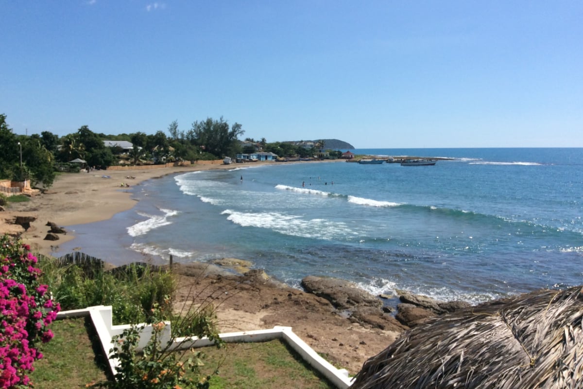 The coast in Treasure Beach, Jamaica