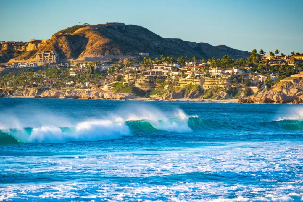 Waves at Los Cabos beach