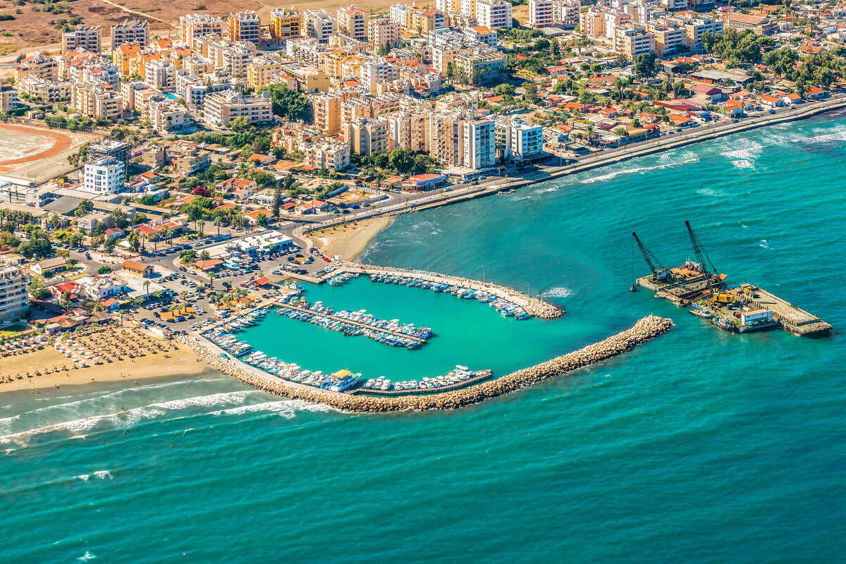 Aerial View Of Larnaca, Cyprus