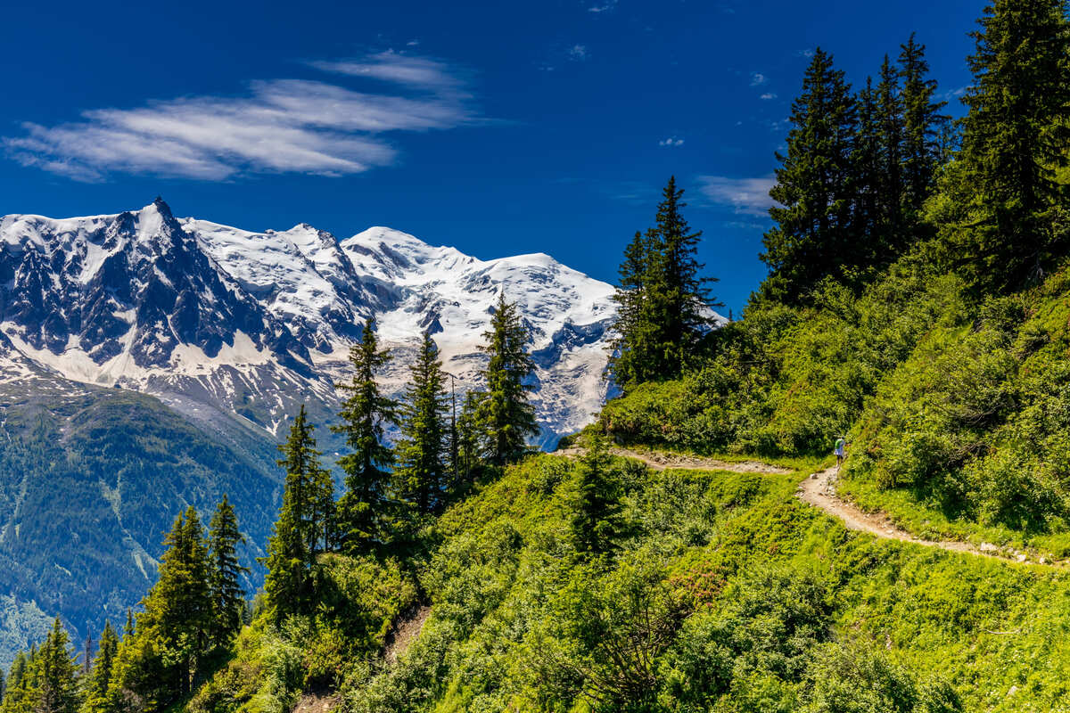 Alpine Region In Northern Italy Near Courmayeur