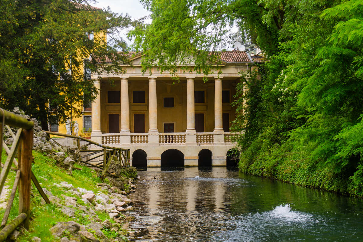 Beautiful Urban Park In Vicenza, Italy