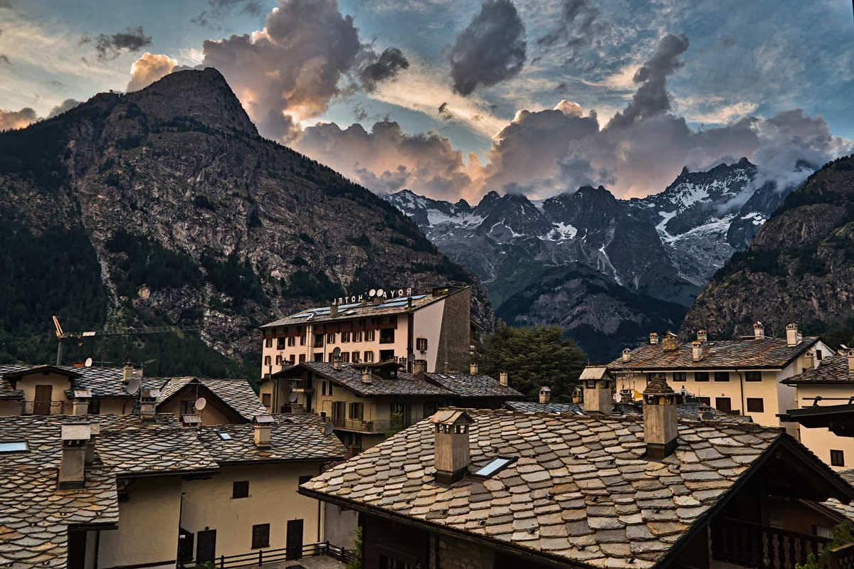 Courmayeur In Italy