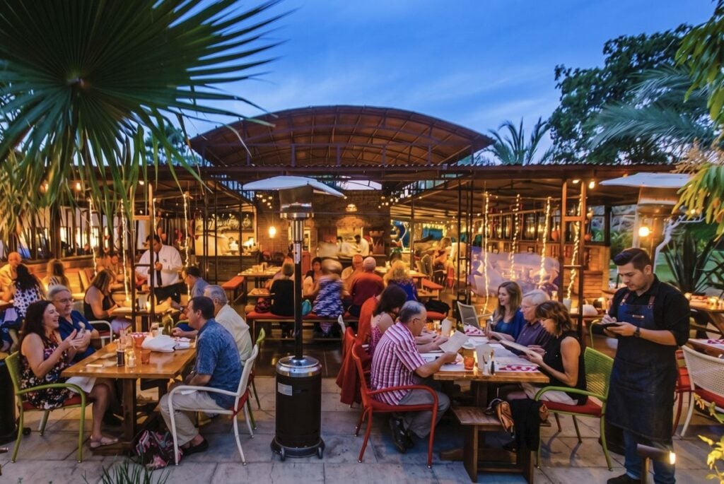 Farm to table dining
