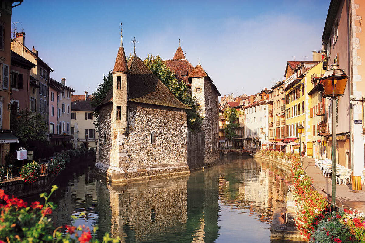 Main Canal In Annecy, France