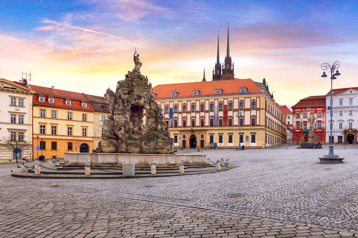 Old Town Square In Brno, Czechia