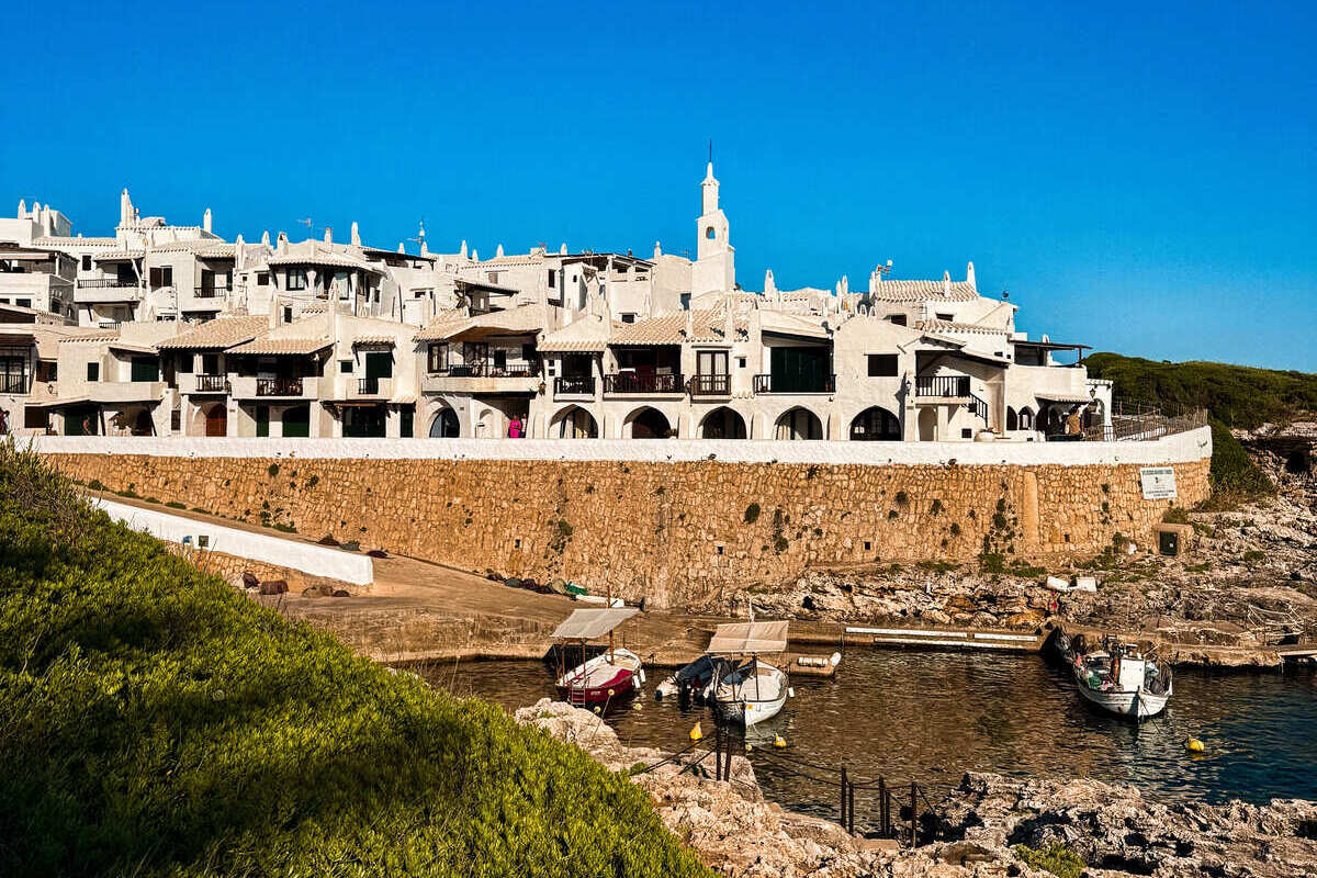 Panoramic View Of Binibeca Vell, Menorca, Spain. Photo by Vinicius Costa