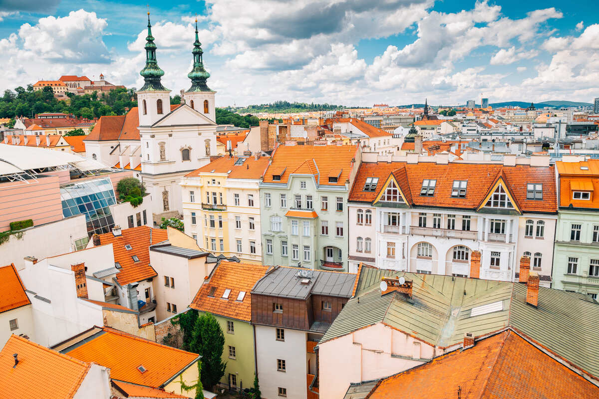 Panoramic View Of Brno, Czechia