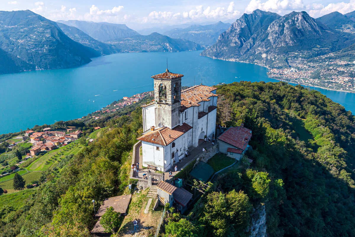 Santuario della Madonna della Ceriola On Monte Isola, Iseo Lake, Italy