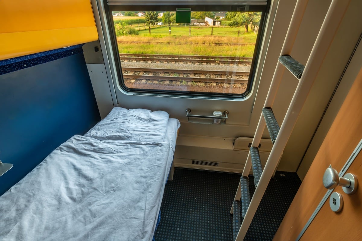Sleeper Berth In European Train