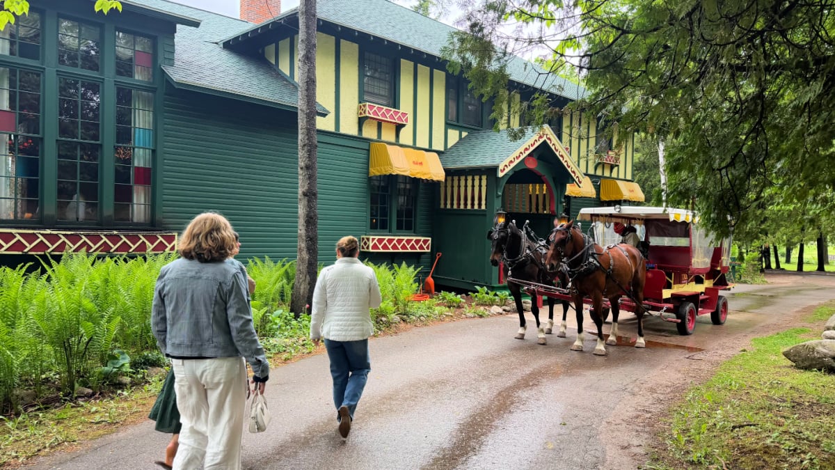 The Woods restaurant next to The Inn at Stonecliffe. Photo by Tyler Fox