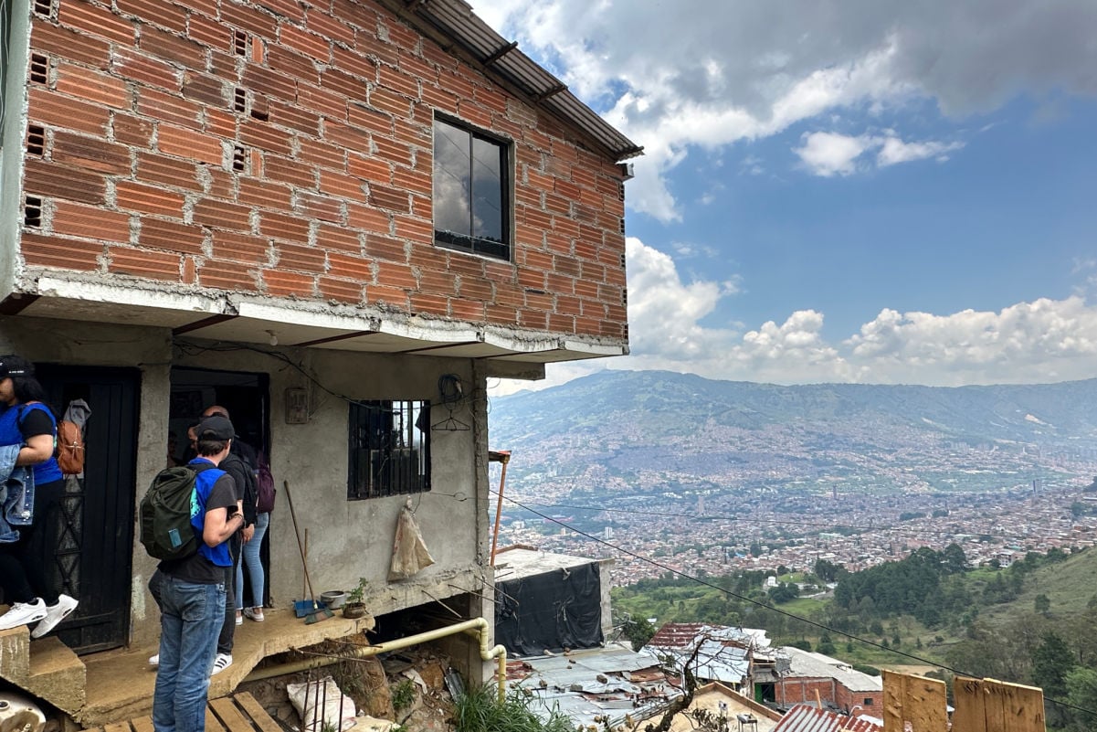 Volunteering with Off Path Life in Medellin. Photo by Tyler Fox