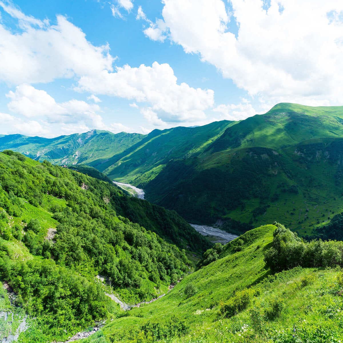 Azerbaijani Nature In The Caucasus Mountains