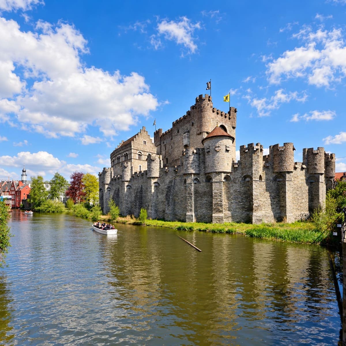 Castle Of The Counts In Ghent, Belgium