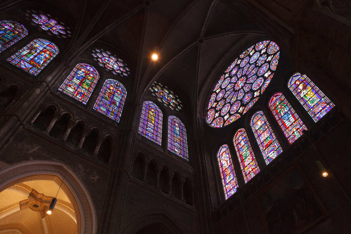 Chartres Cathedral Stained Glass, France