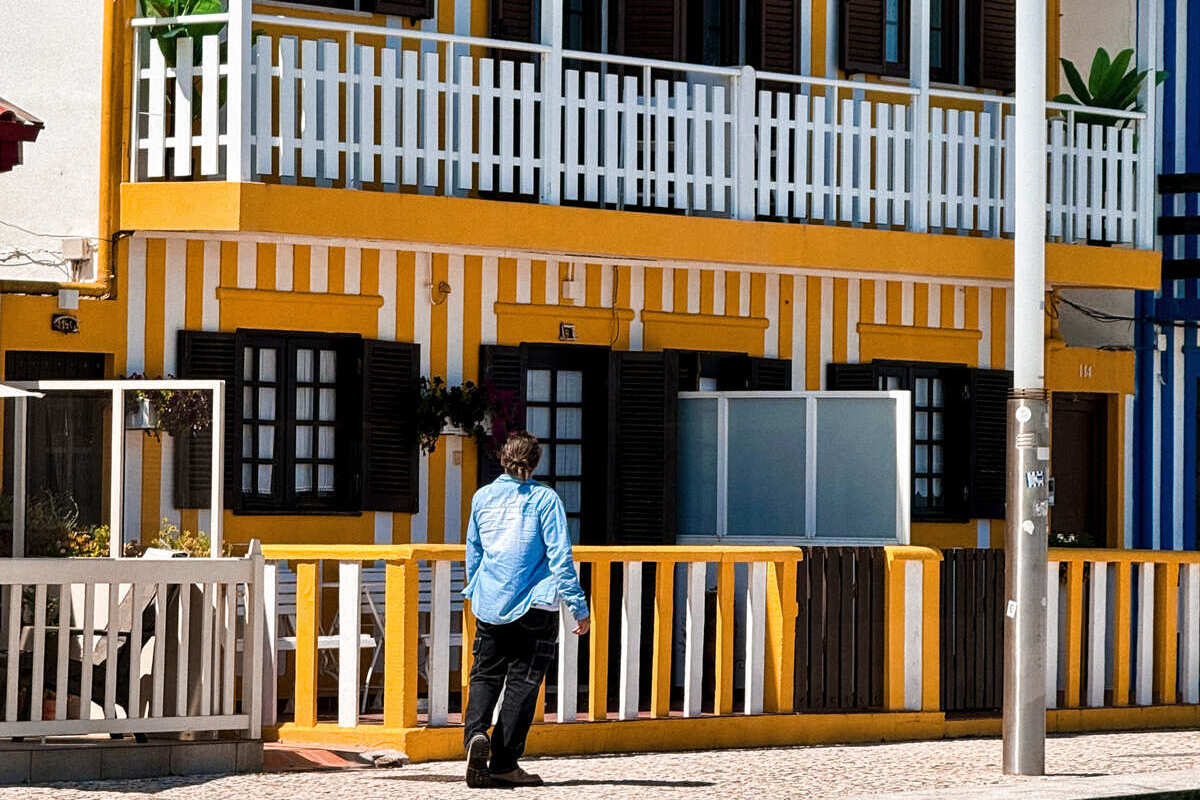 Traditional Palheiro House In Costa Nova, Portugal