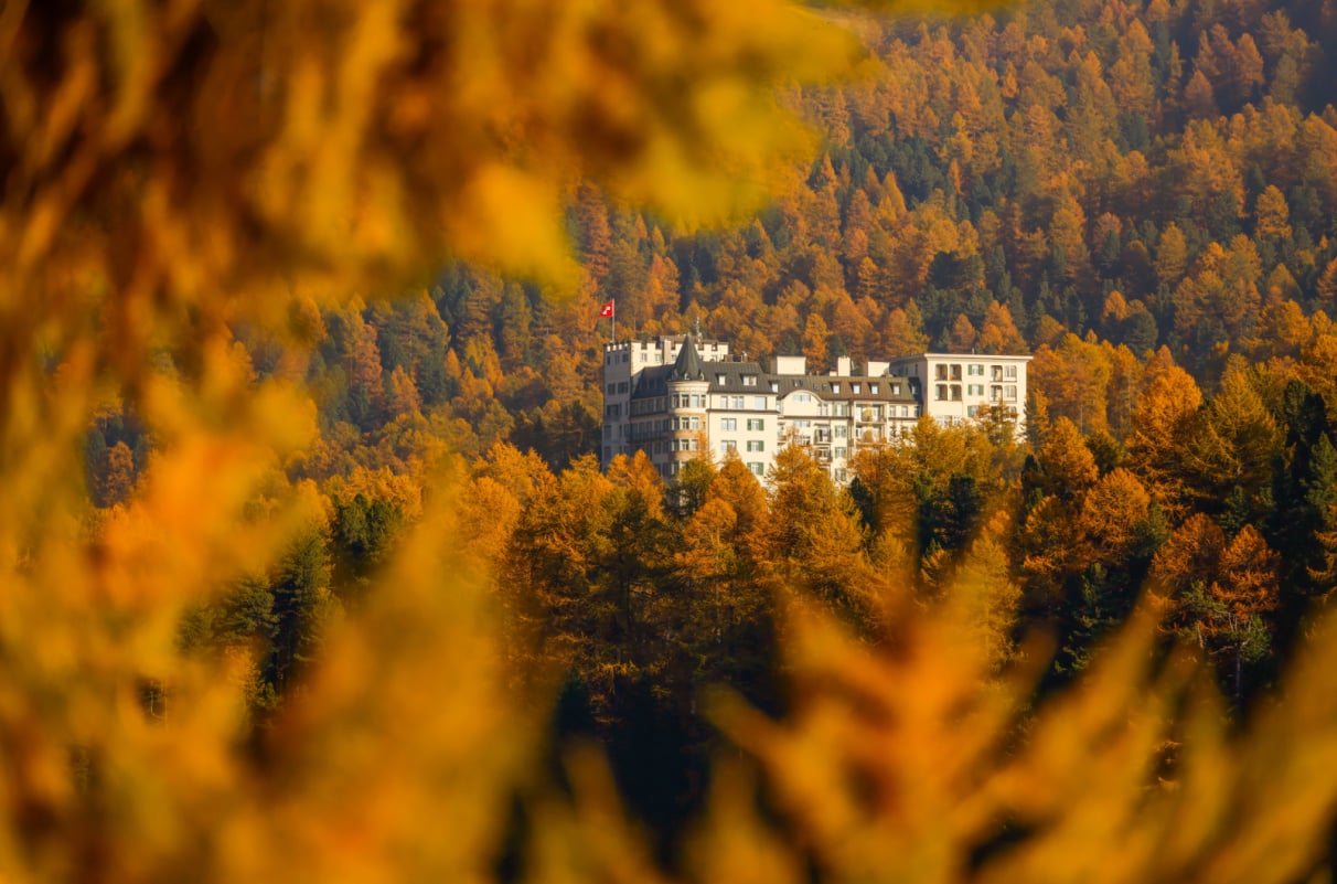 Engadin Valley, Switzerland autumn
