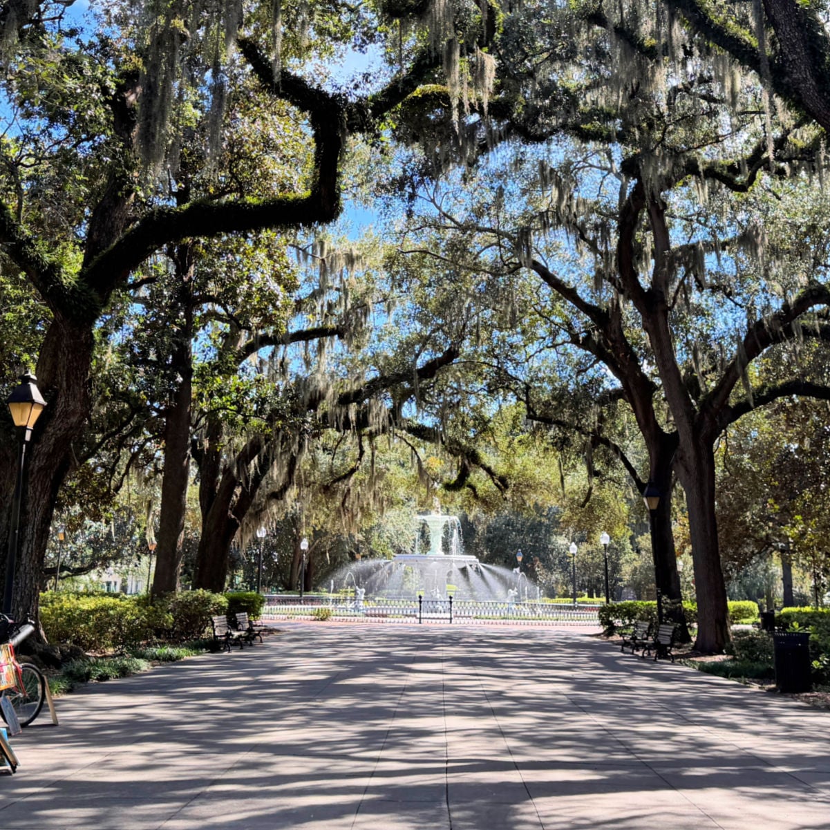 Forsyth Park, Savannah GA. Photo by Liz Fox