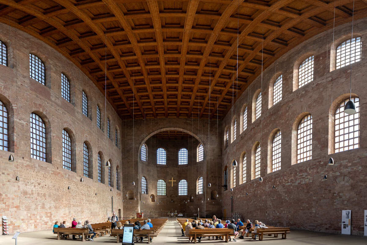 Interior Of Aula Palatina, Trier, Germany