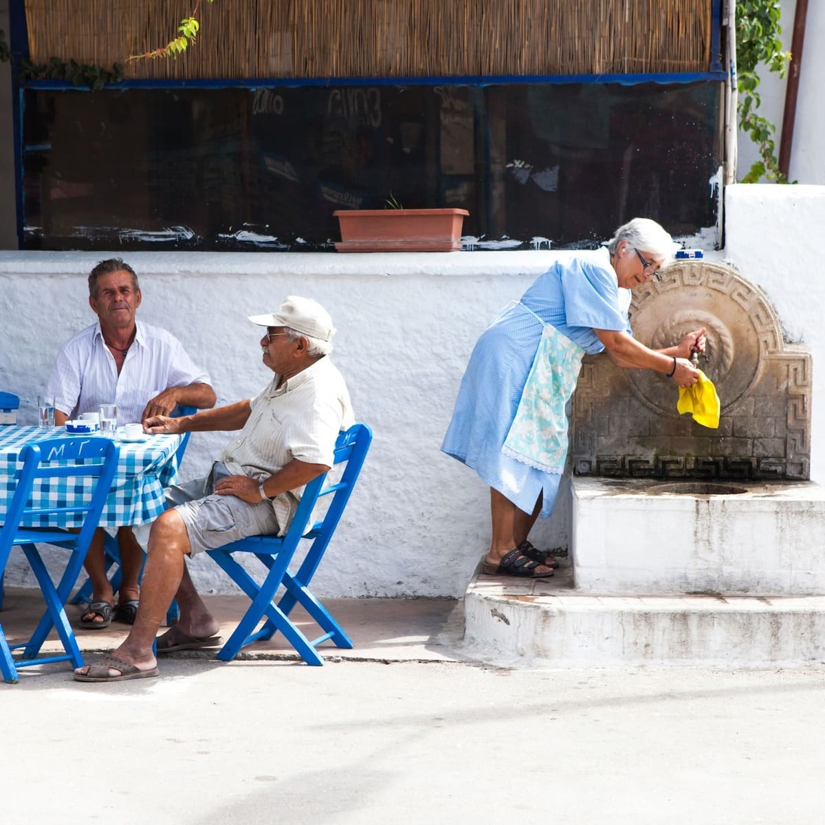 Locals Photographed In Chania, Crete, Greece