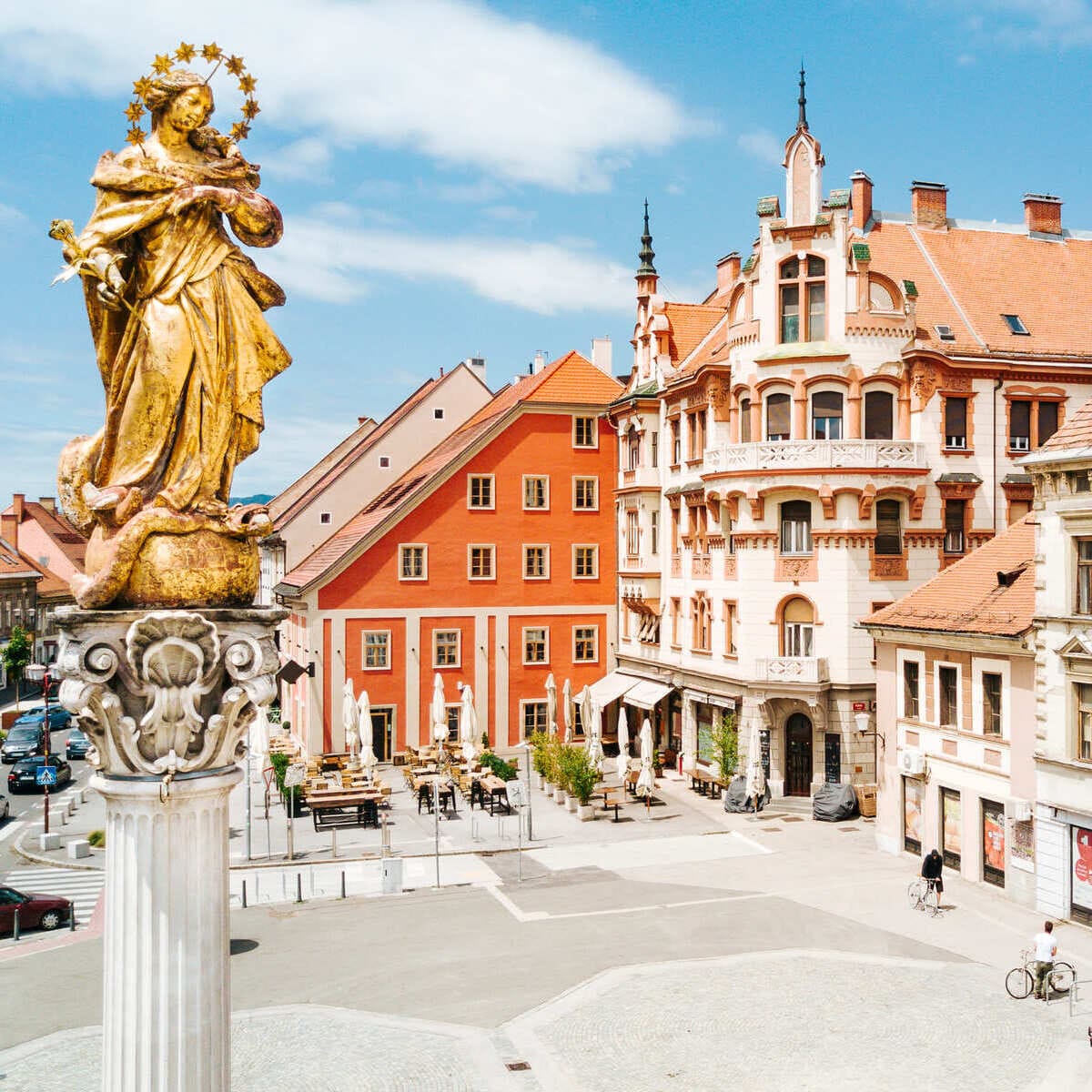 Maribor Old Town In Slovenia