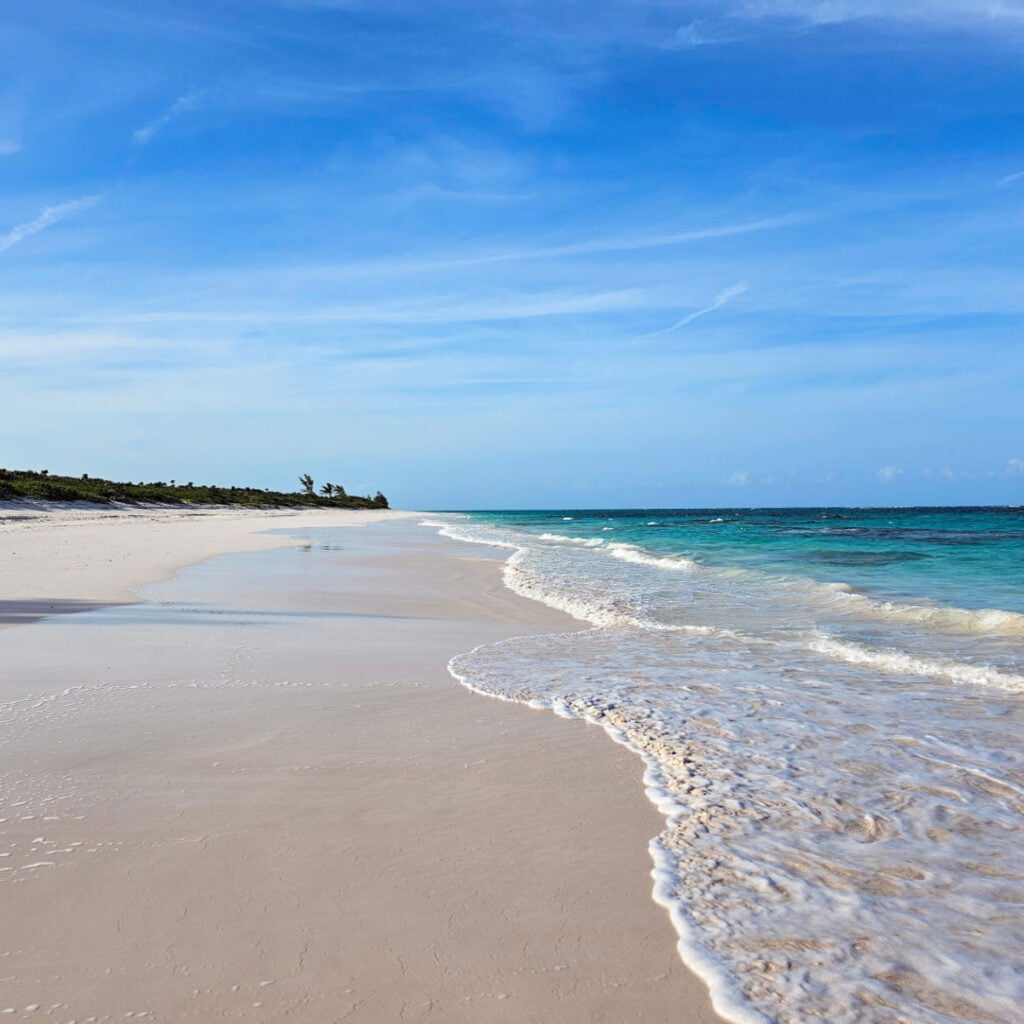 Picturesque beach view in Cat Island.