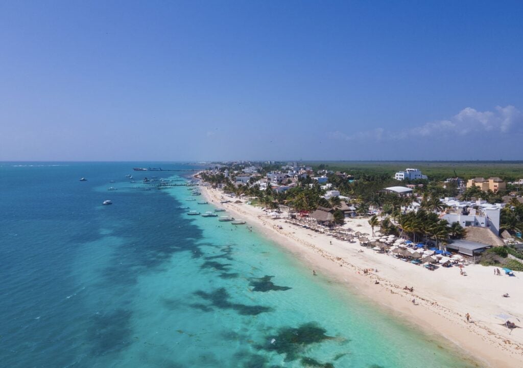 Puerto Morelos empty beaches