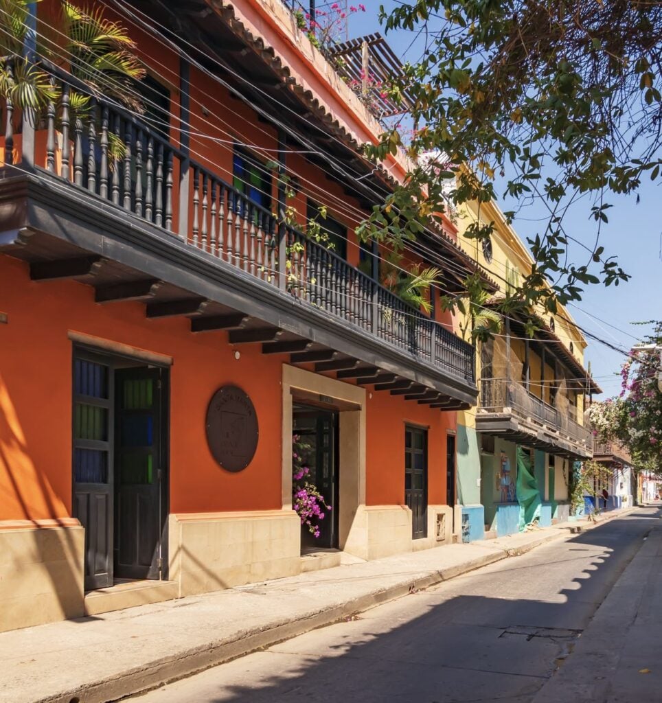 Santa Marta Colombia Colonial Buildings