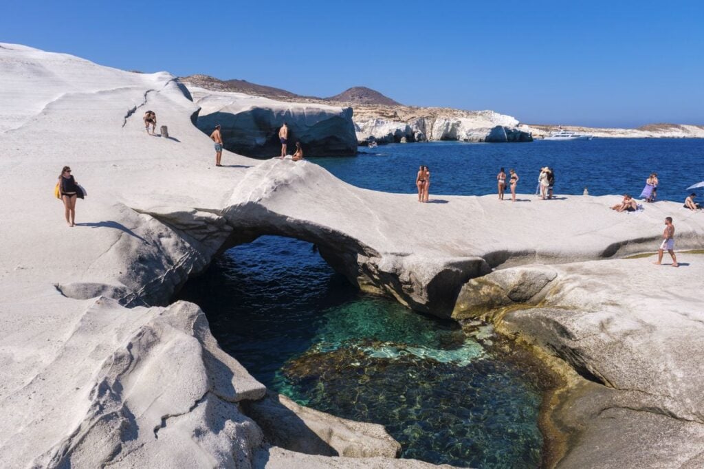 Sarakiniko Beach, Milos (Greece)