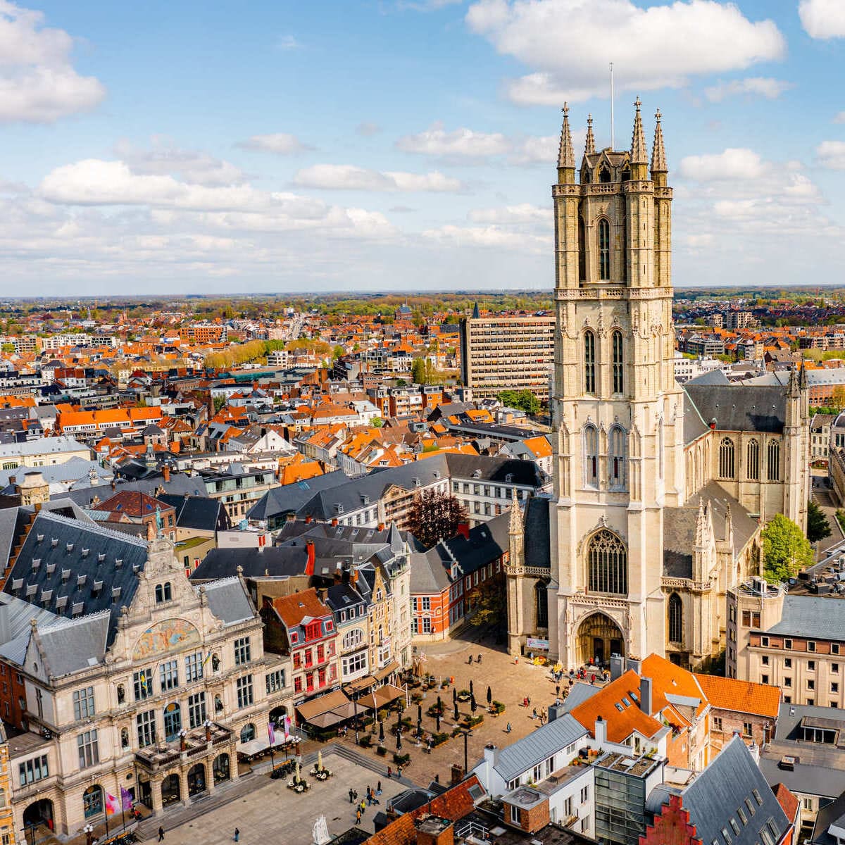 St Nicholas Church In Ghent, Belgium