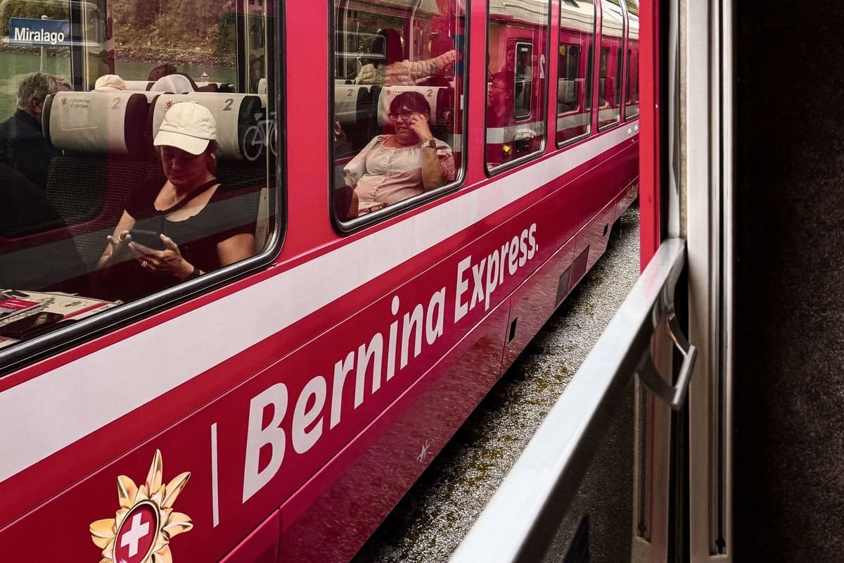 The Bernina Express In Switzerland