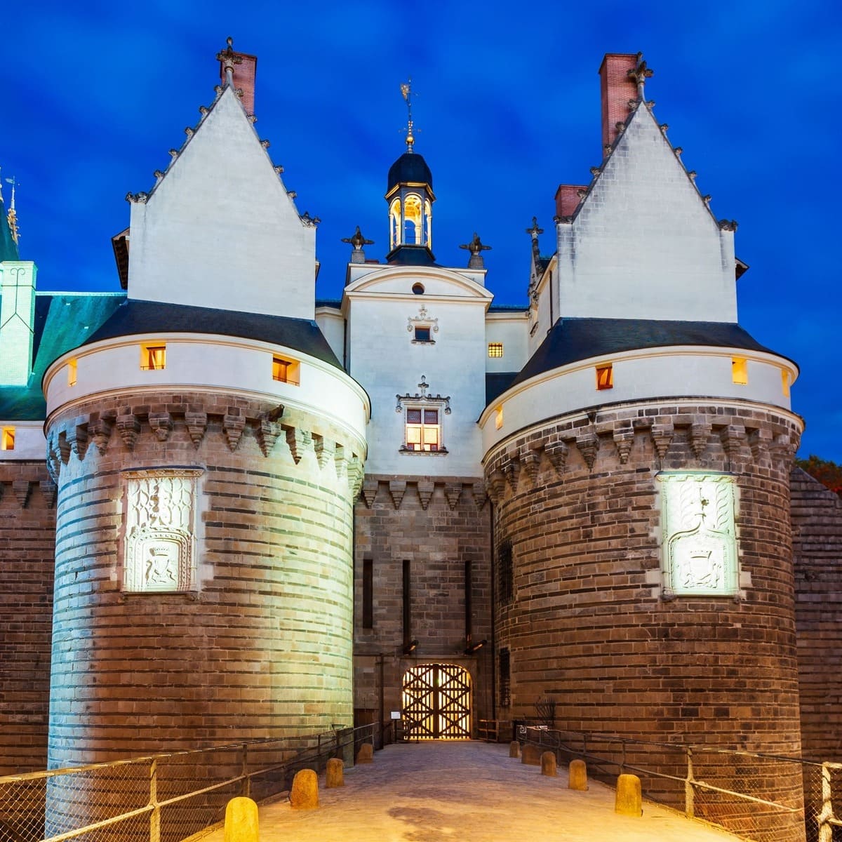 The Historic Chateau des ducs de Bretagne In Nantes, France
